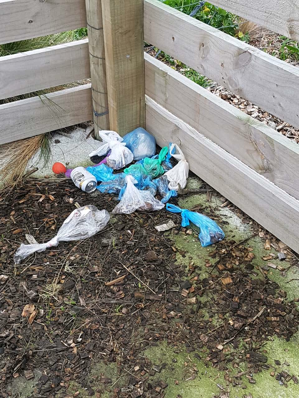 The photograph attached to this rubbish/recycling report