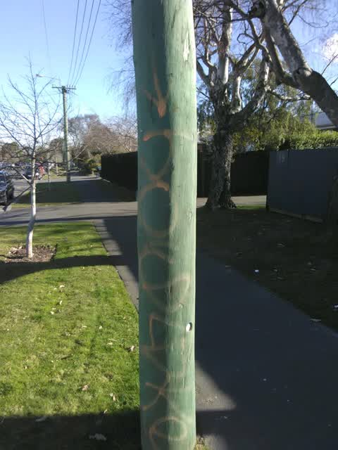 Graffiti, a report photo