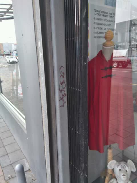 Graffiti, a report photo