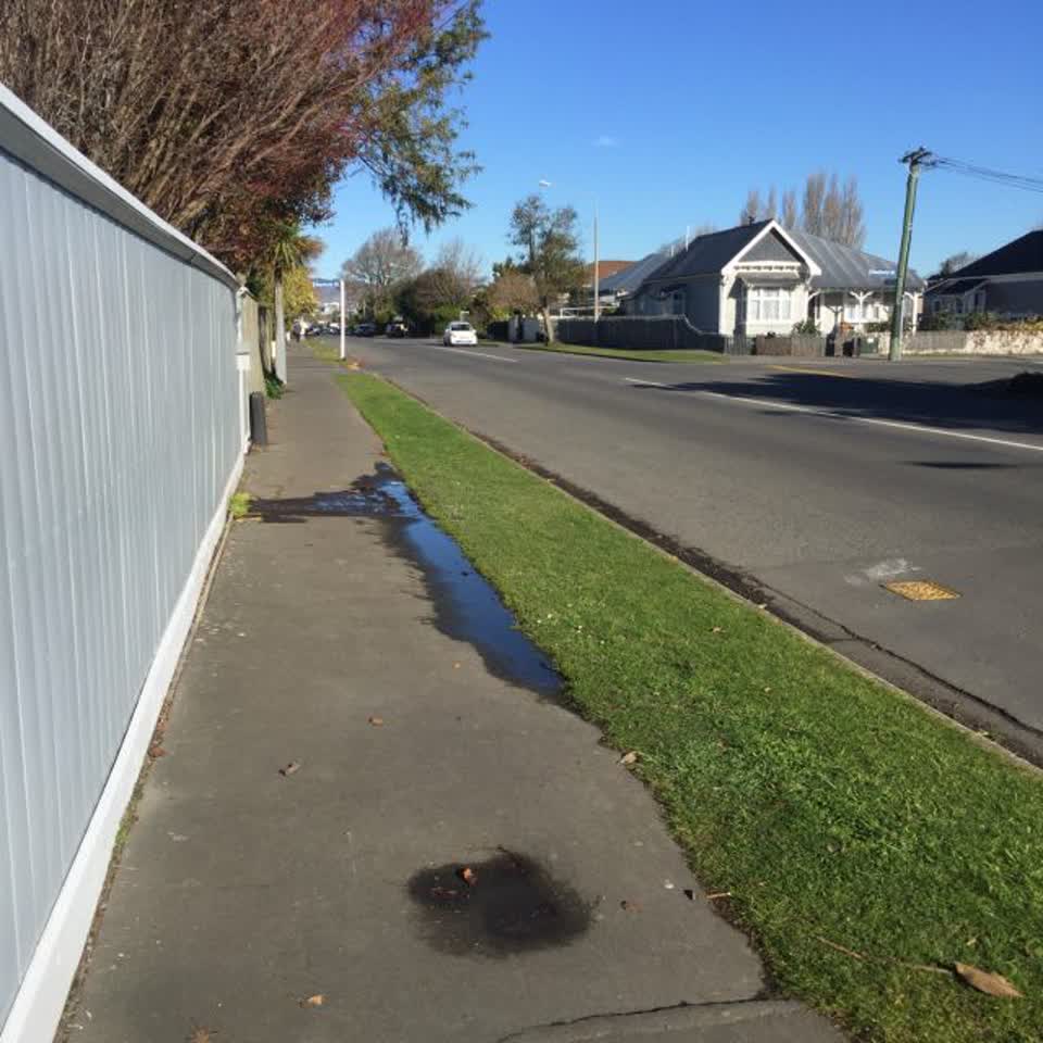 The photograph attached to this water supply report