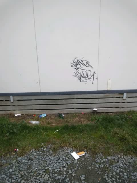 Graffiti, a report photo