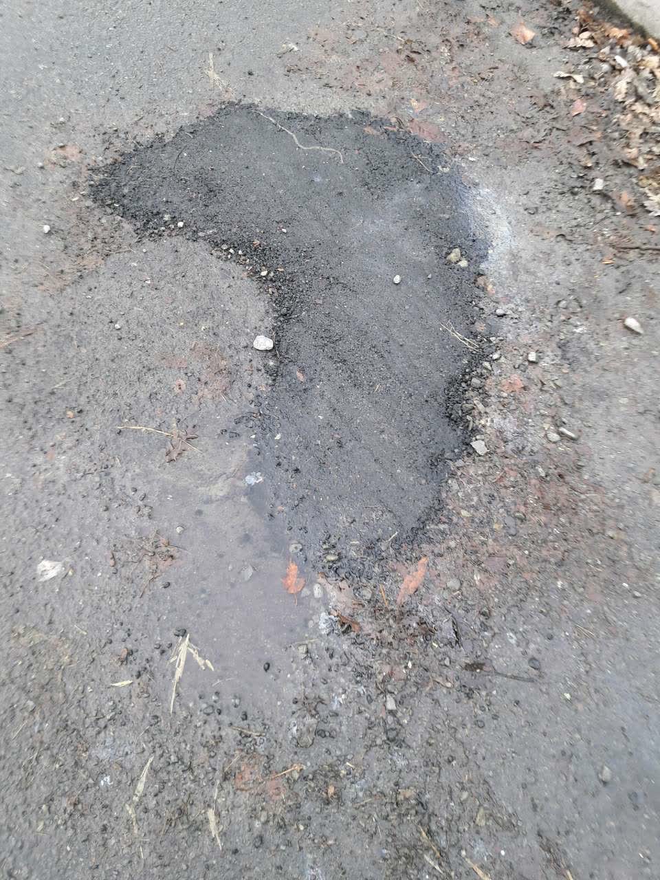 The photograph attached to this water supply report