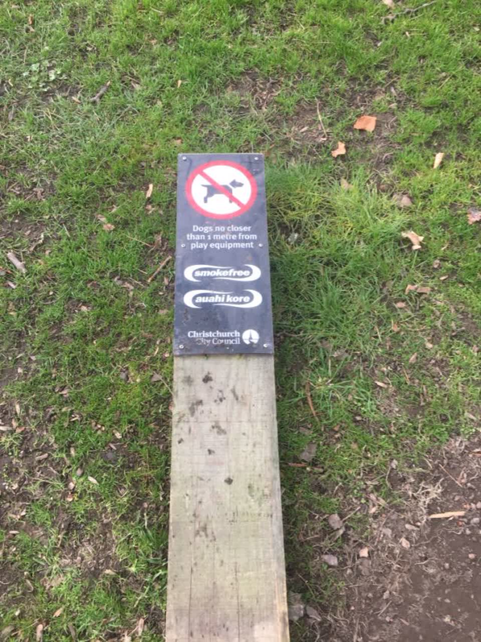 The photograph attached to this parks report