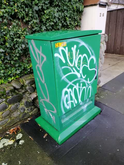 Graffiti, a report photo