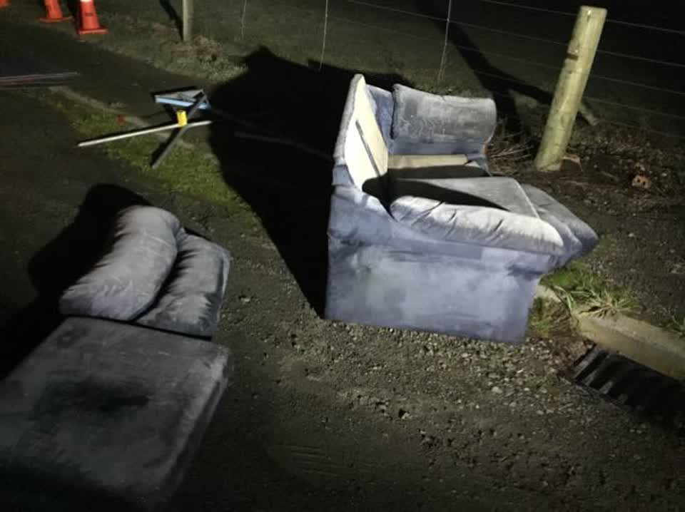 The photograph attached to this rubbish/recycling report