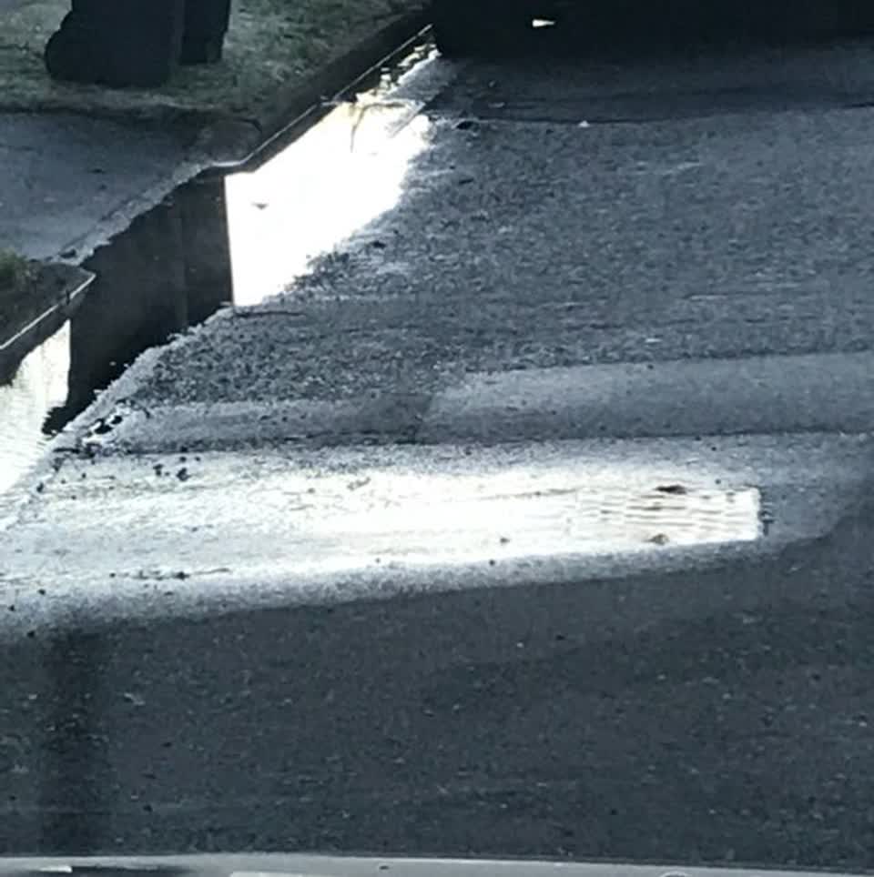 The photograph attached to this wastewater/stormwater report