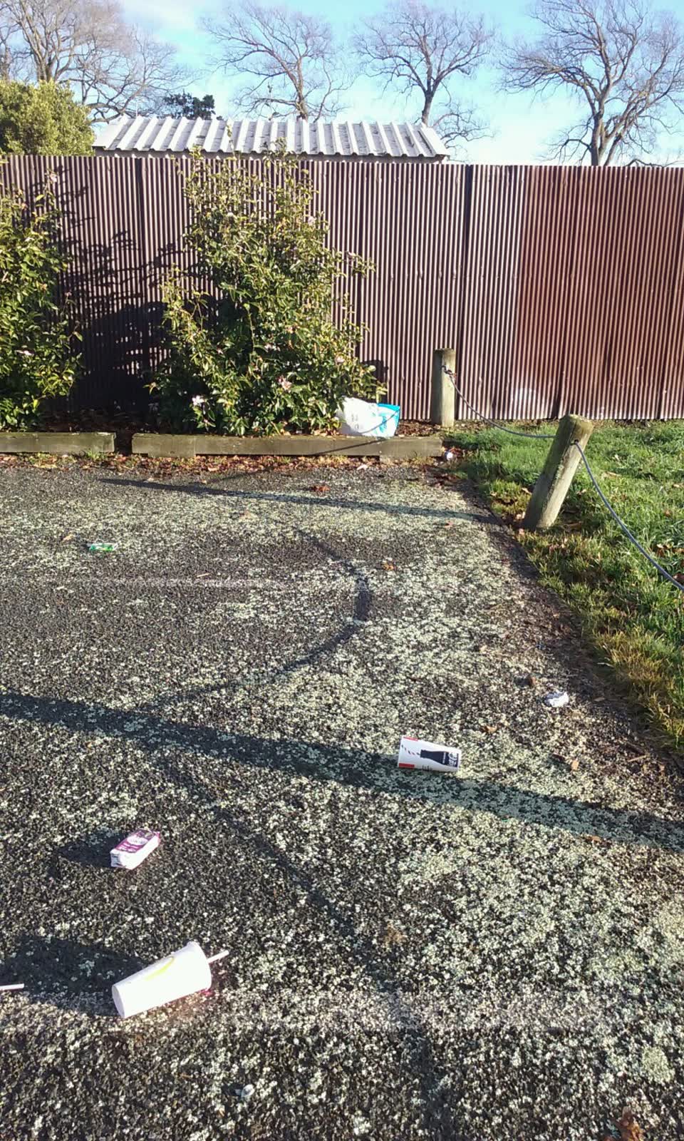 The photograph attached to this rubbish/recycling report