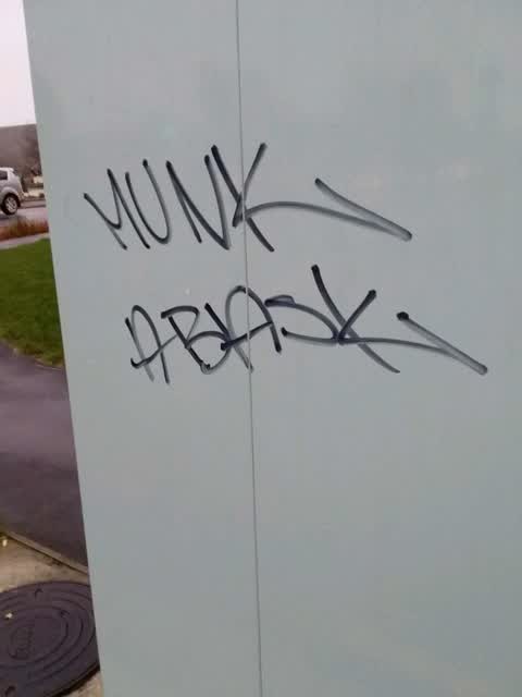 Graffiti, a report photo