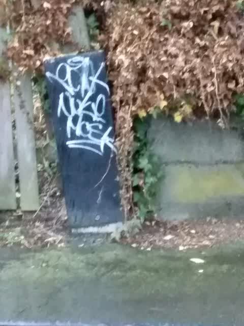 Graffiti, a report photo