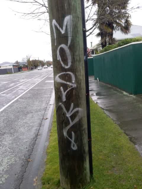 Graffiti, a report photo