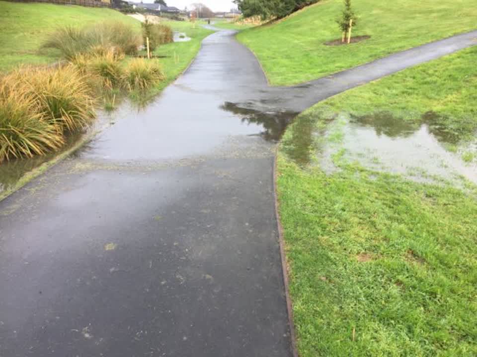 The photograph attached to this wastewater/stormwater report