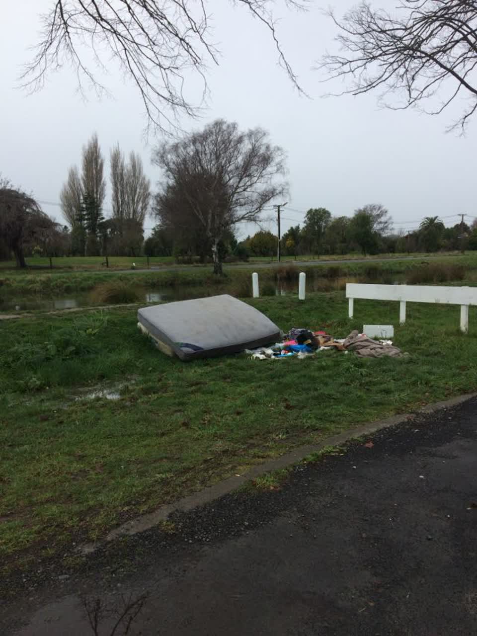 The photograph attached to this rubbish/recycling report