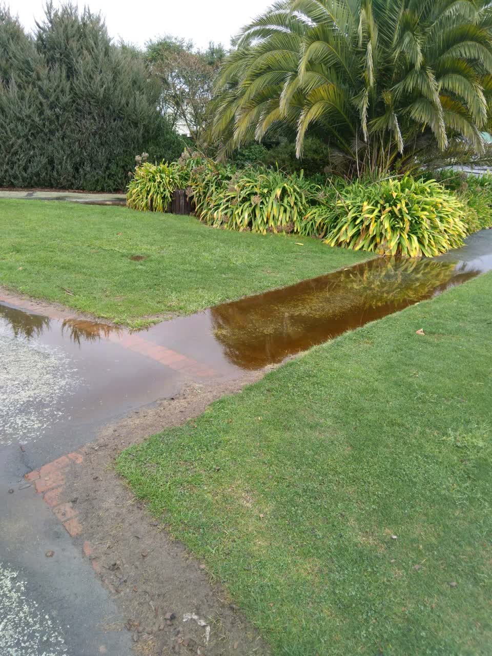 The photograph attached to this wastewater/stormwater report