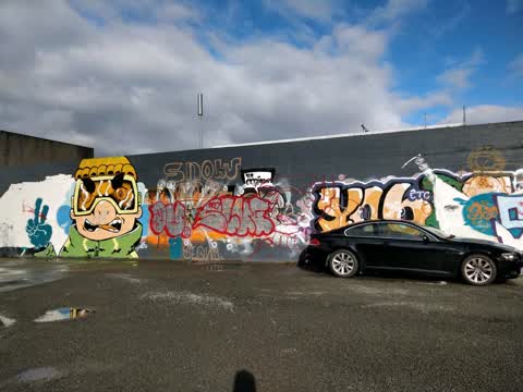 Graffiti, a report photo