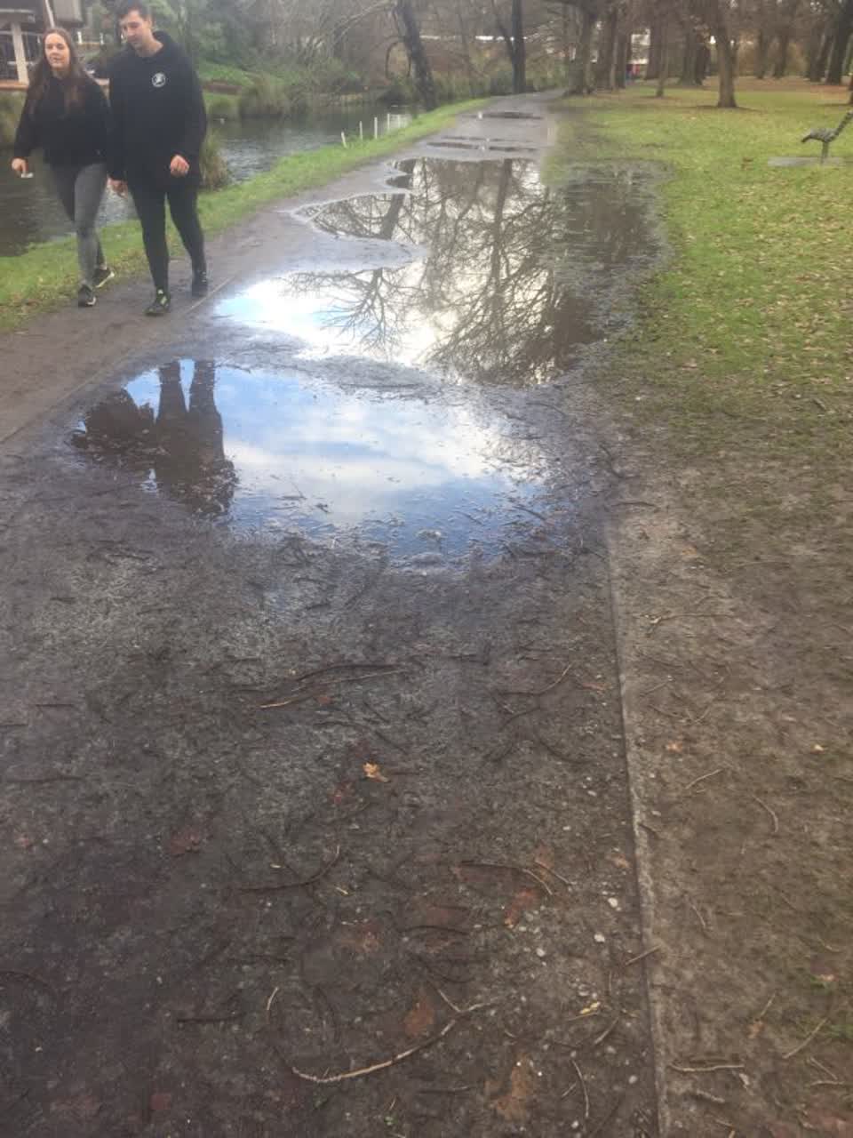 The photograph attached to this parks report