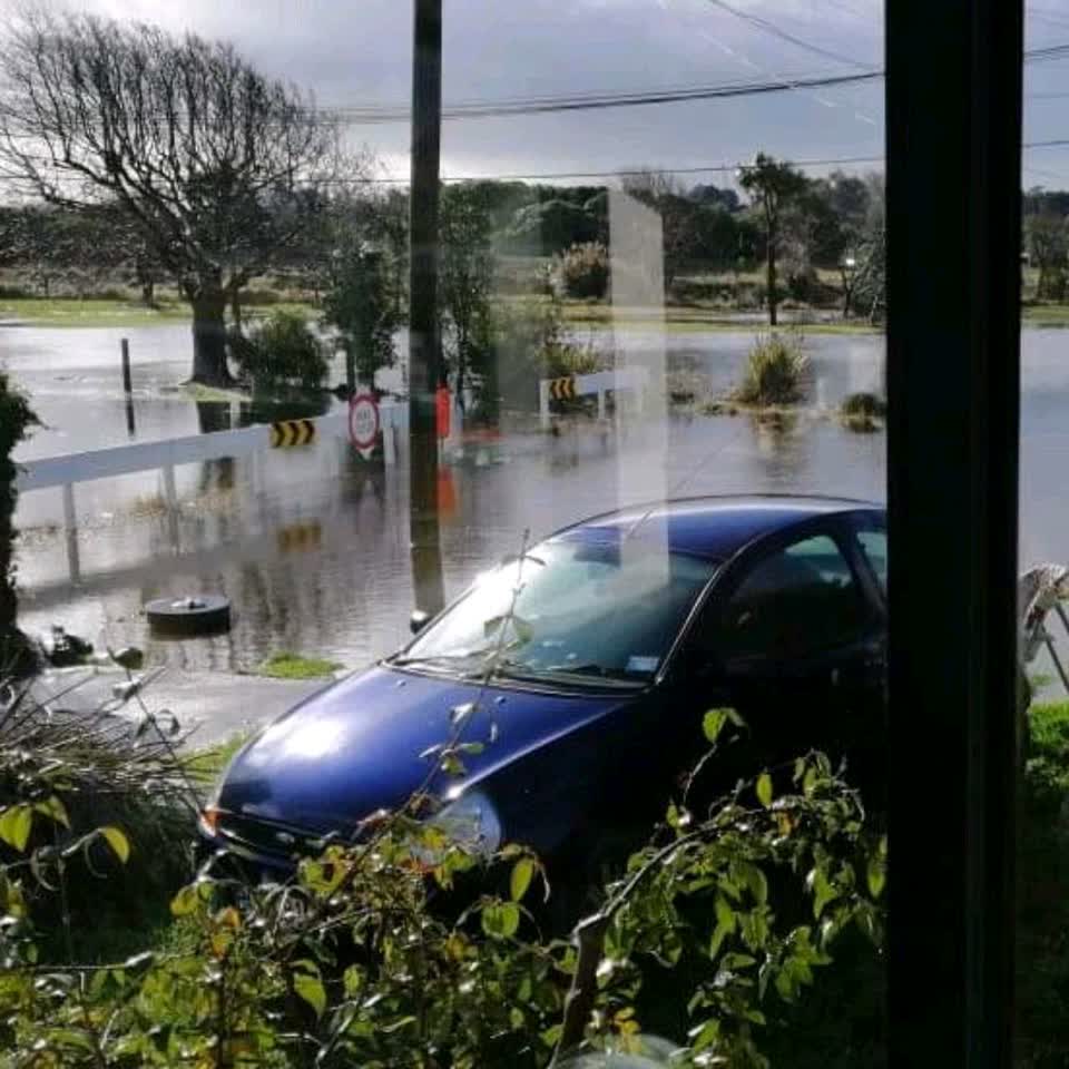 The photograph attached to this flooding report