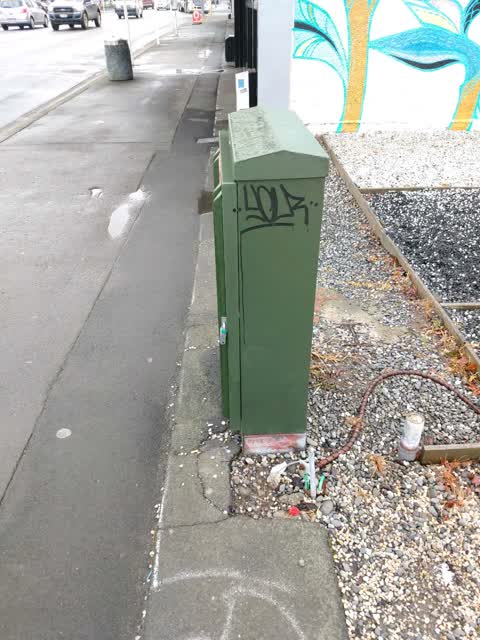 Graffiti, a report photo