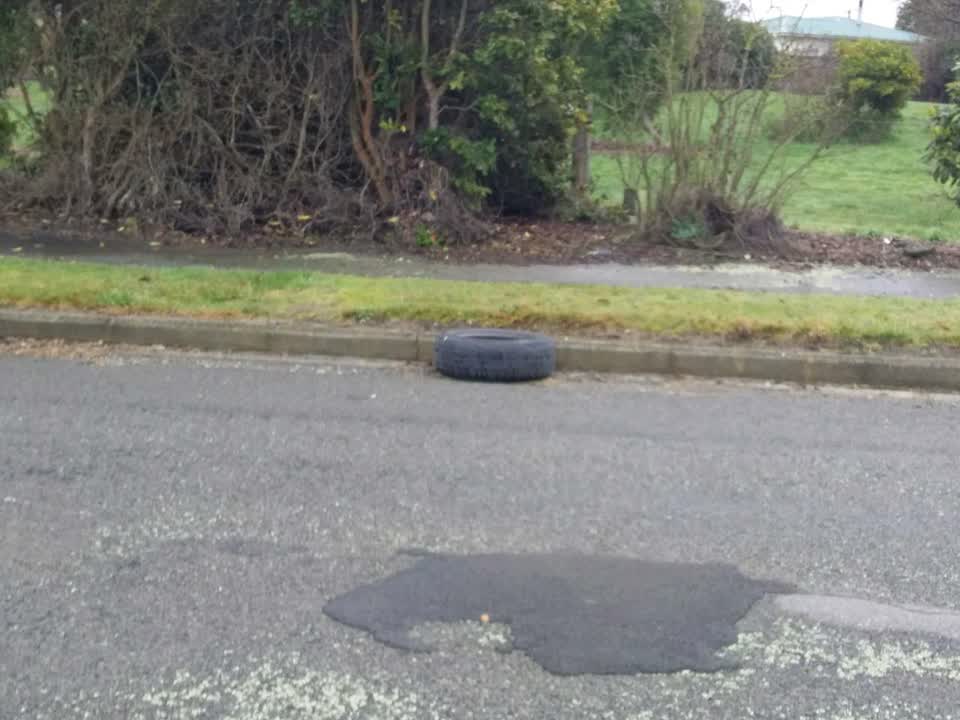 The photograph attached to this rubbish/recycling report
