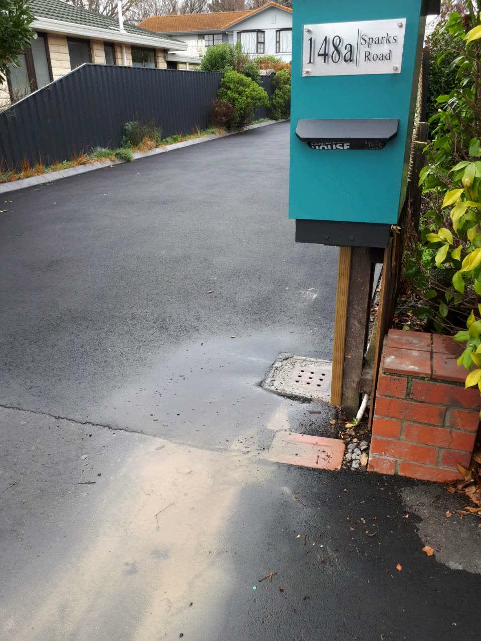 The photograph attached to this water supply report