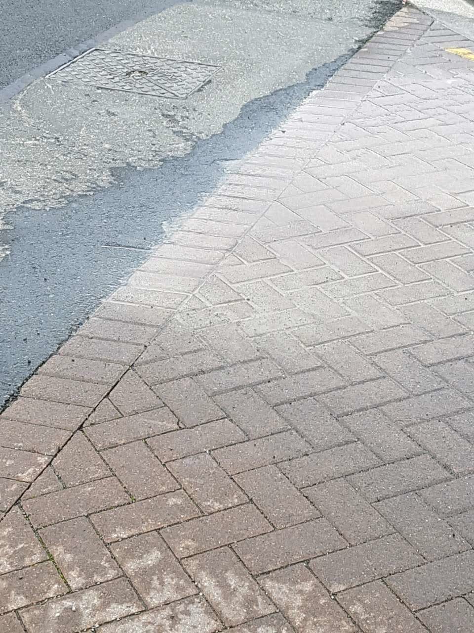 The photograph attached to this water supply report
