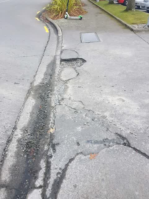Roading/Streets, a report photo