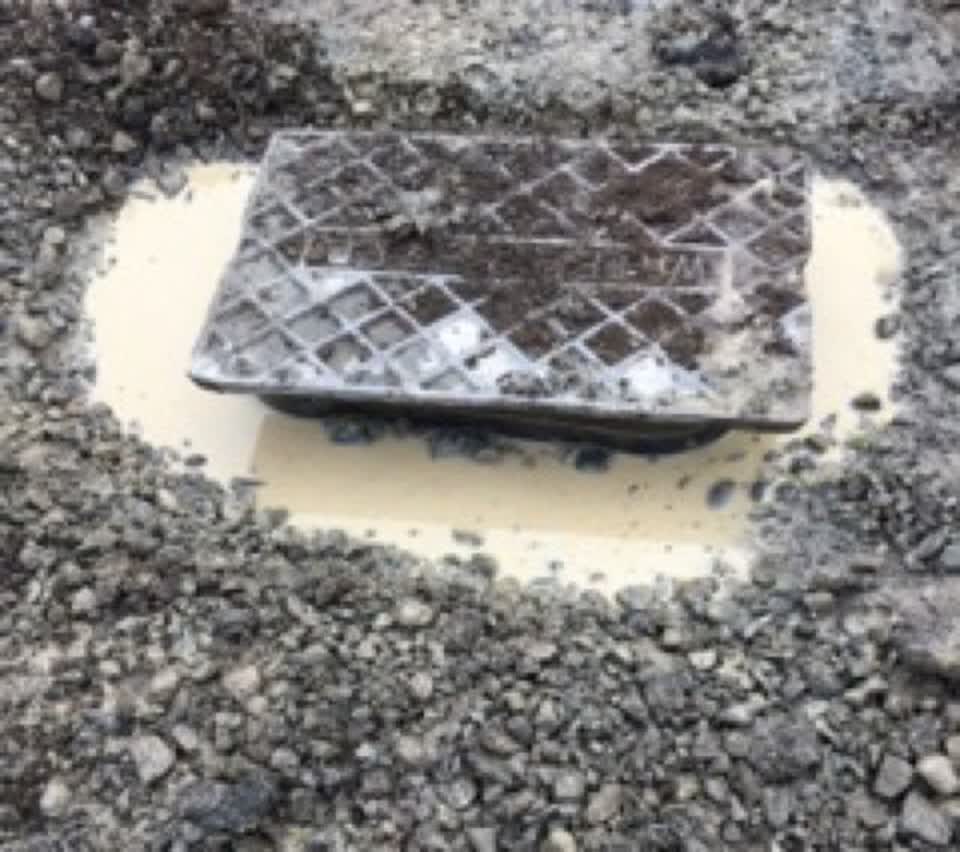 The photograph attached to this water supply report