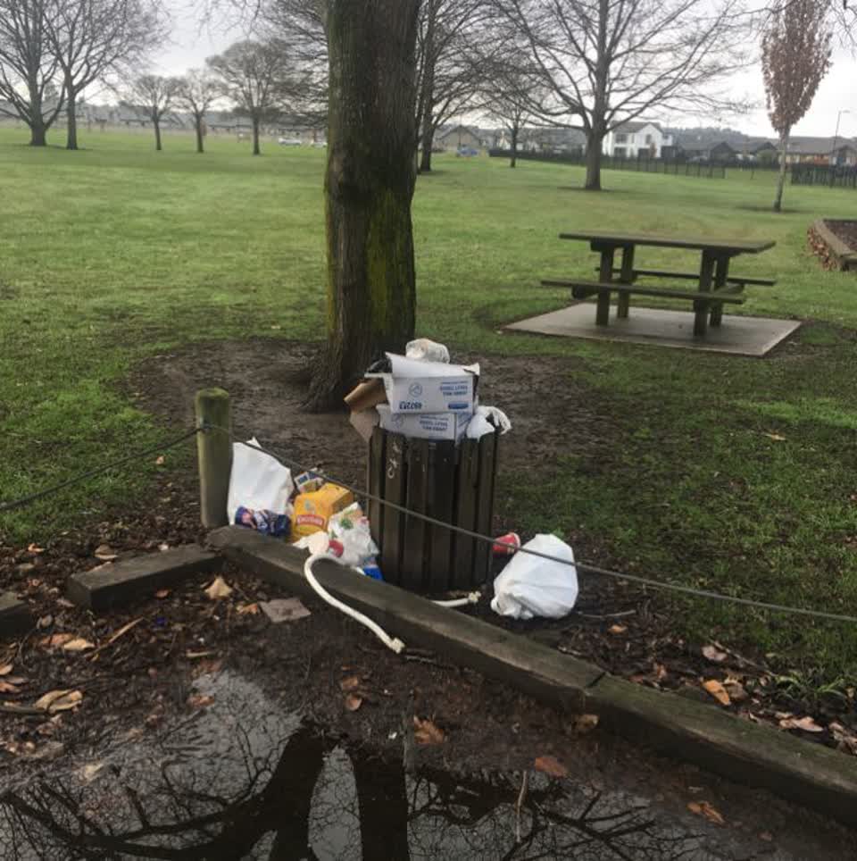 The photograph attached to this parks report