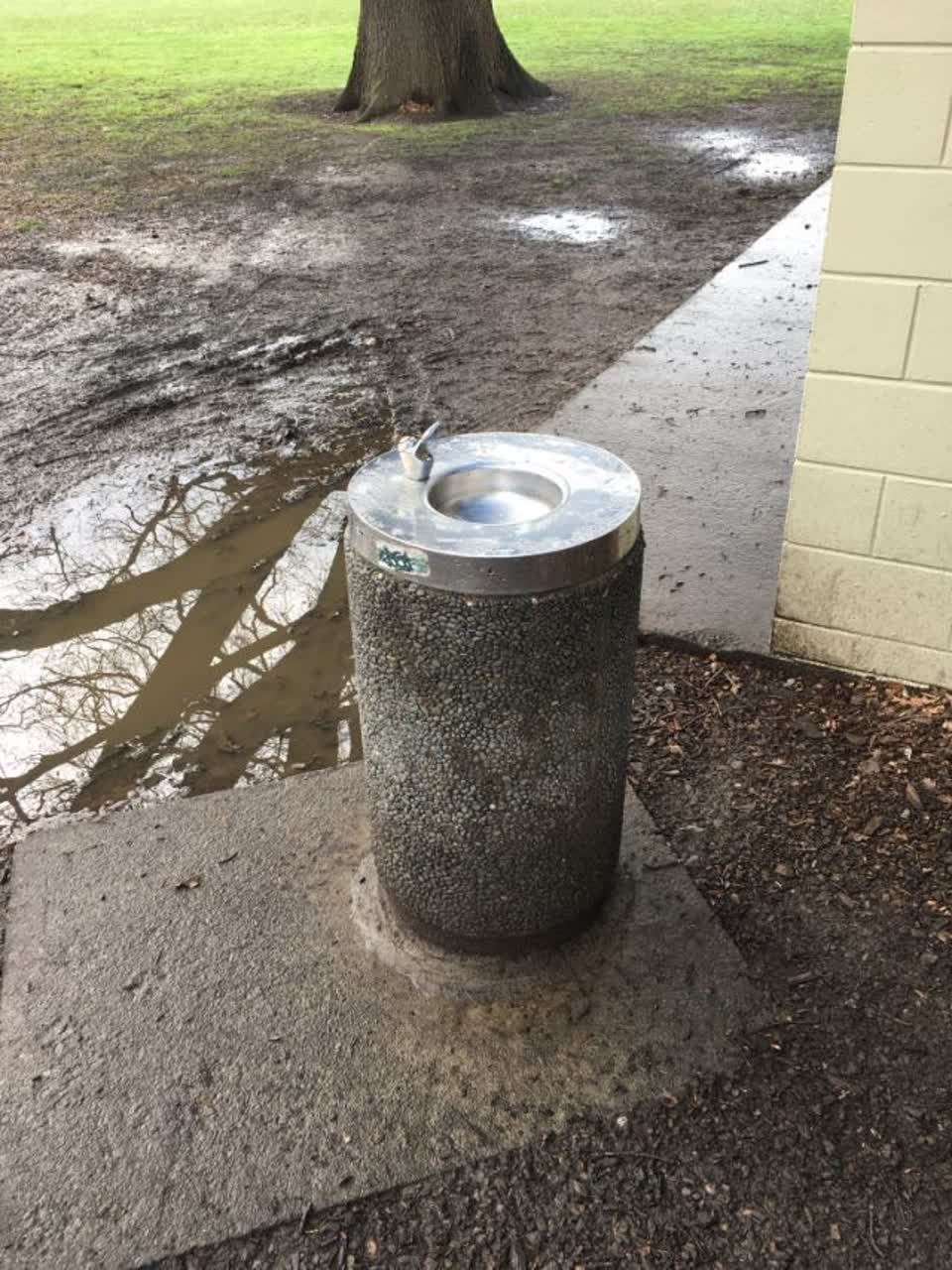 The photograph attached to this water supply report