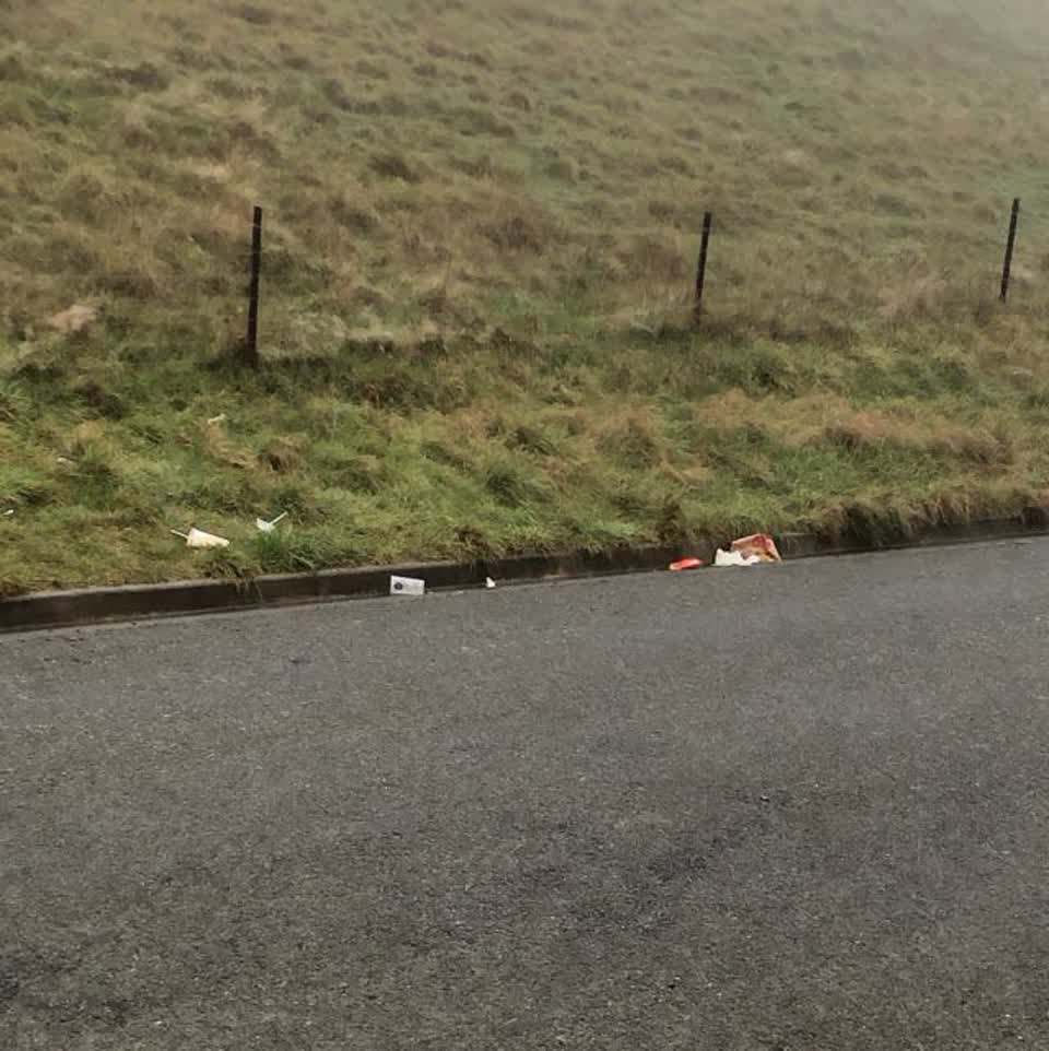 The photograph attached to this rubbish/recycling report