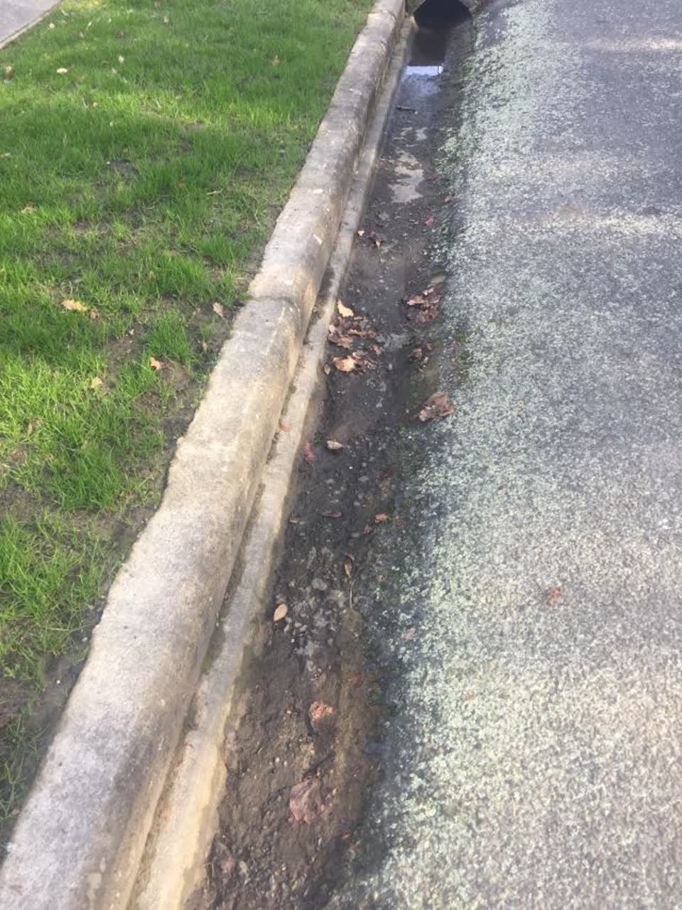 The photograph attached to this wastewater/stormwater report