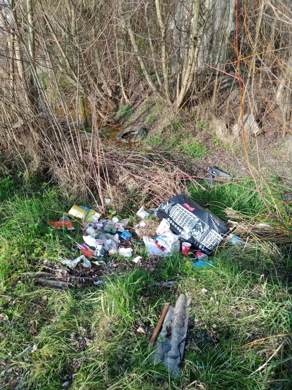 The photograph attached to this rubbish/recycling report