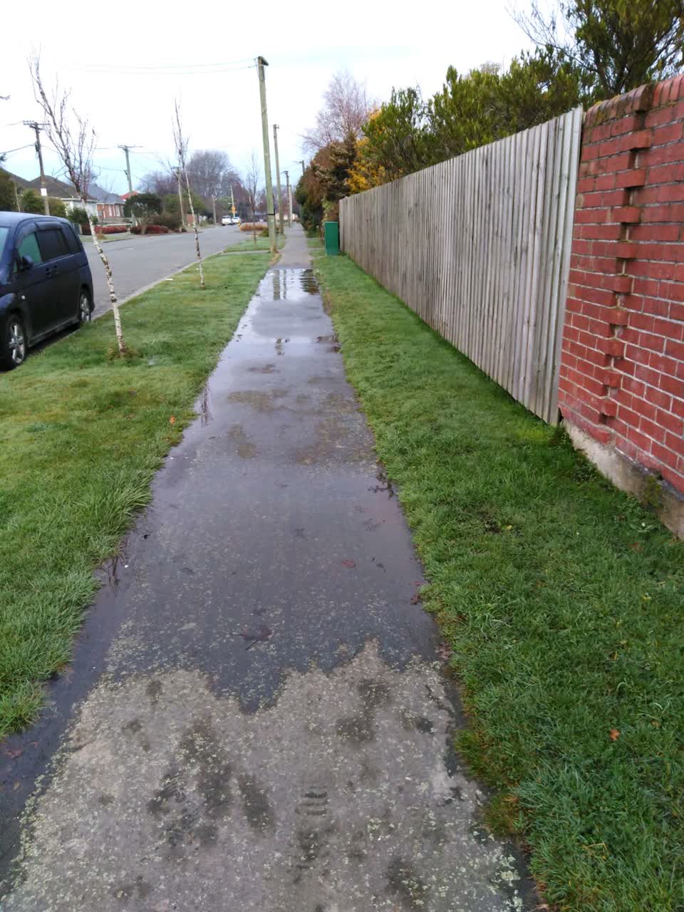 The photograph attached to this water supply report