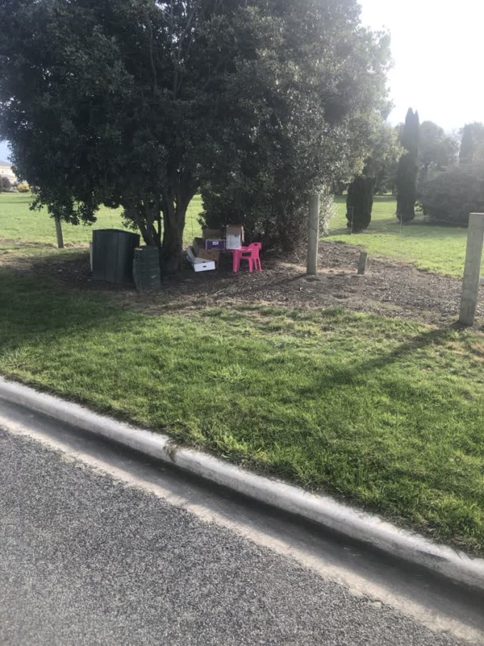The photograph attached to this rubbish/recycling report
