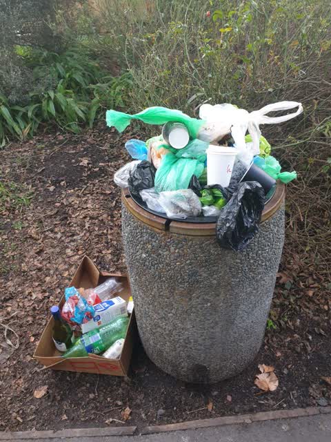 Rubbish/Recycling — a report photo