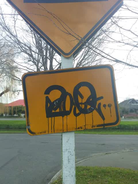 Graffiti, a report photo