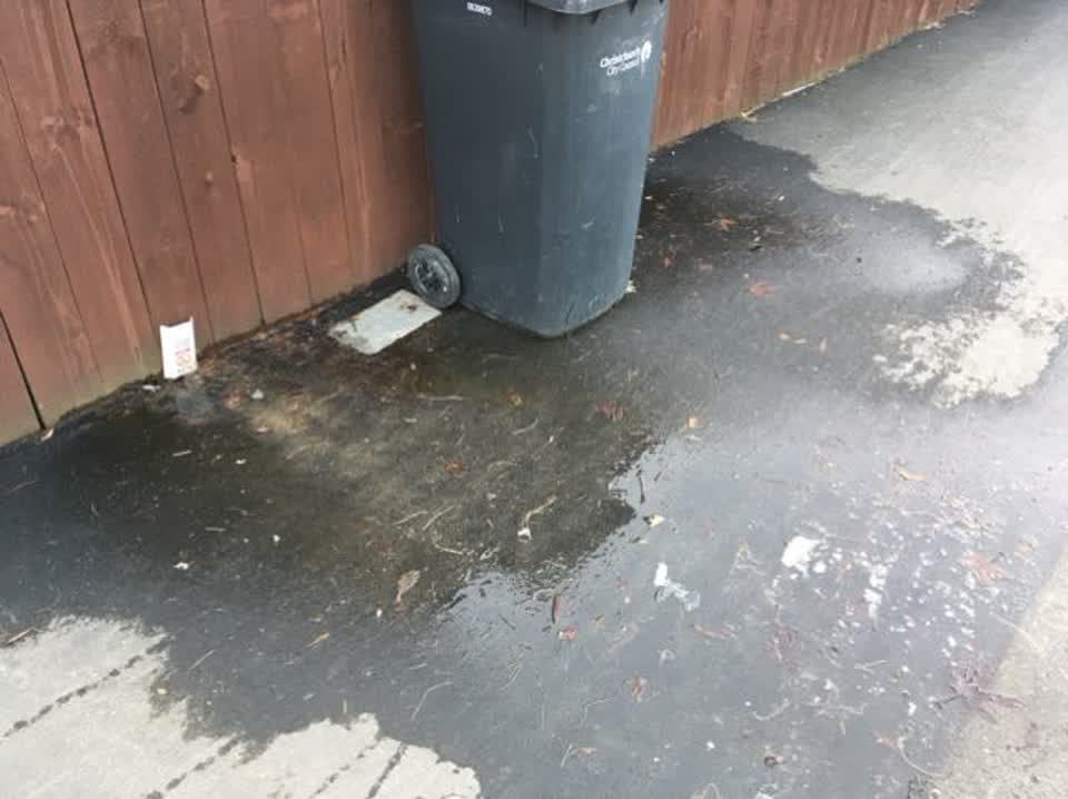 The photograph attached to this water supply report