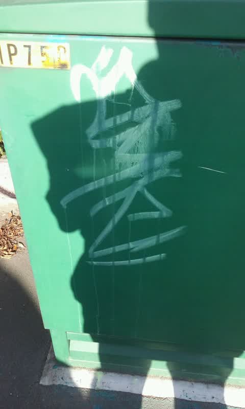 Graffiti, a report photo