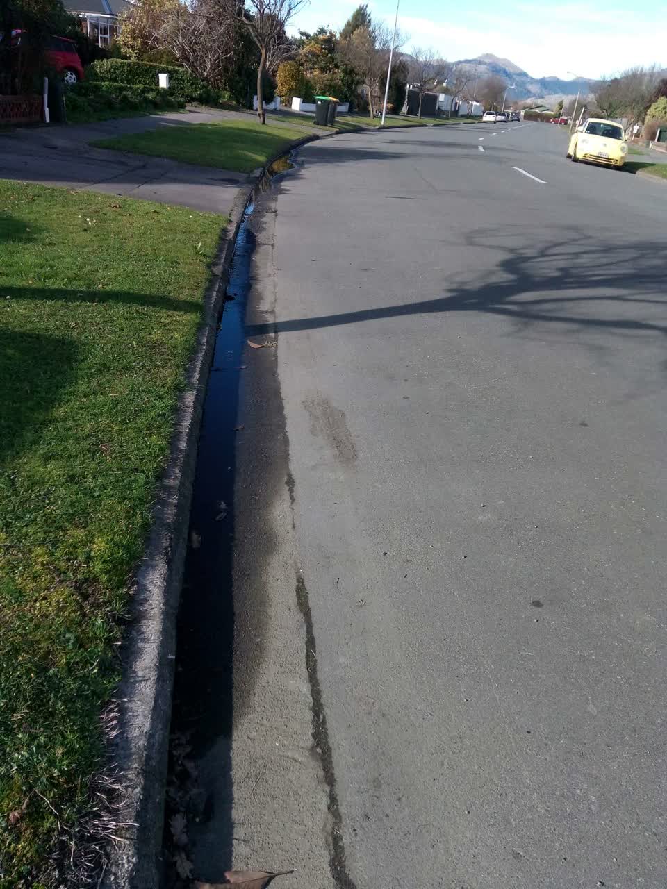 The photograph attached to this wastewater/stormwater report