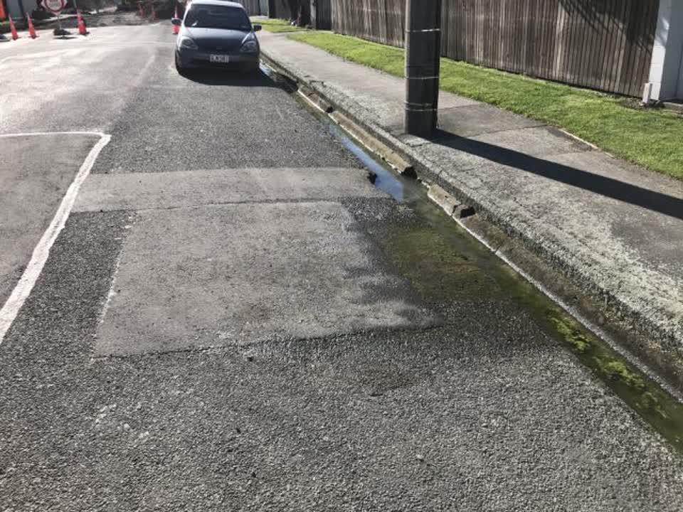 The photograph attached to this water supply report