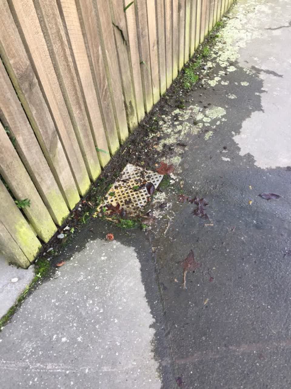 The photograph attached to this wastewater/stormwater report