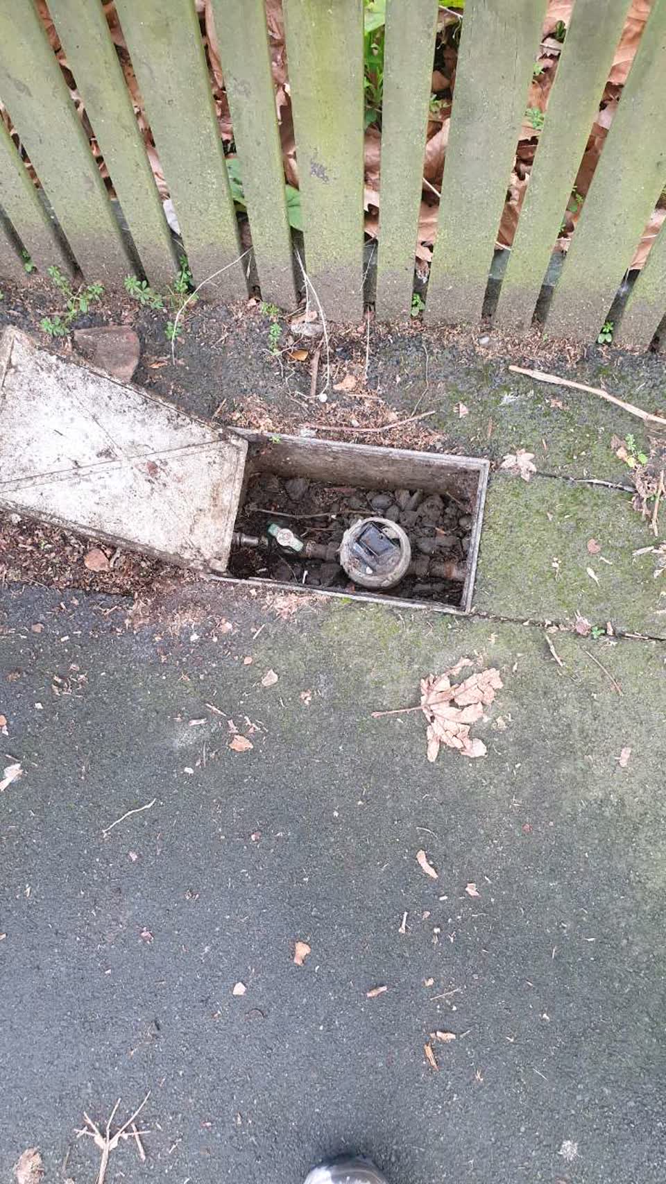 The photograph attached to this water supply report