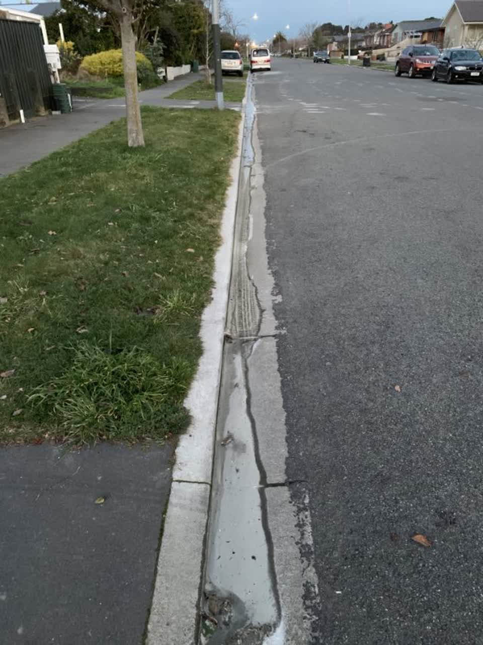 The photograph attached to this wastewater/stormwater report