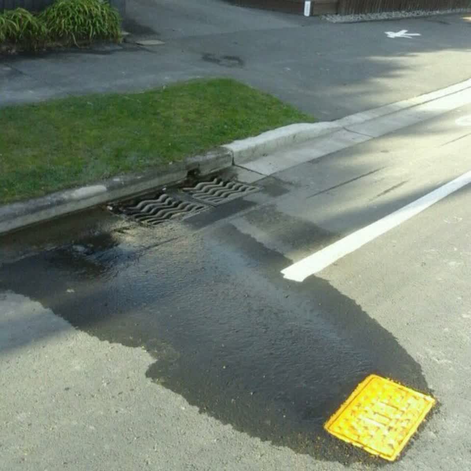 The photograph attached to this water supply report