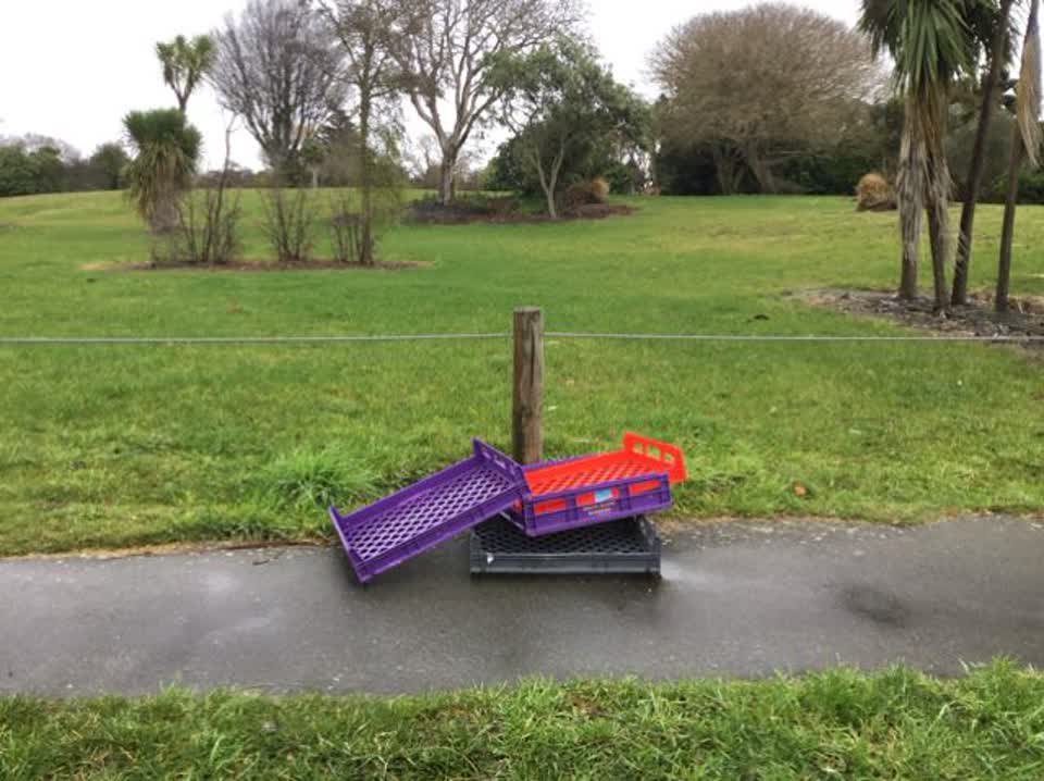The photograph attached to this rubbish/recycling report