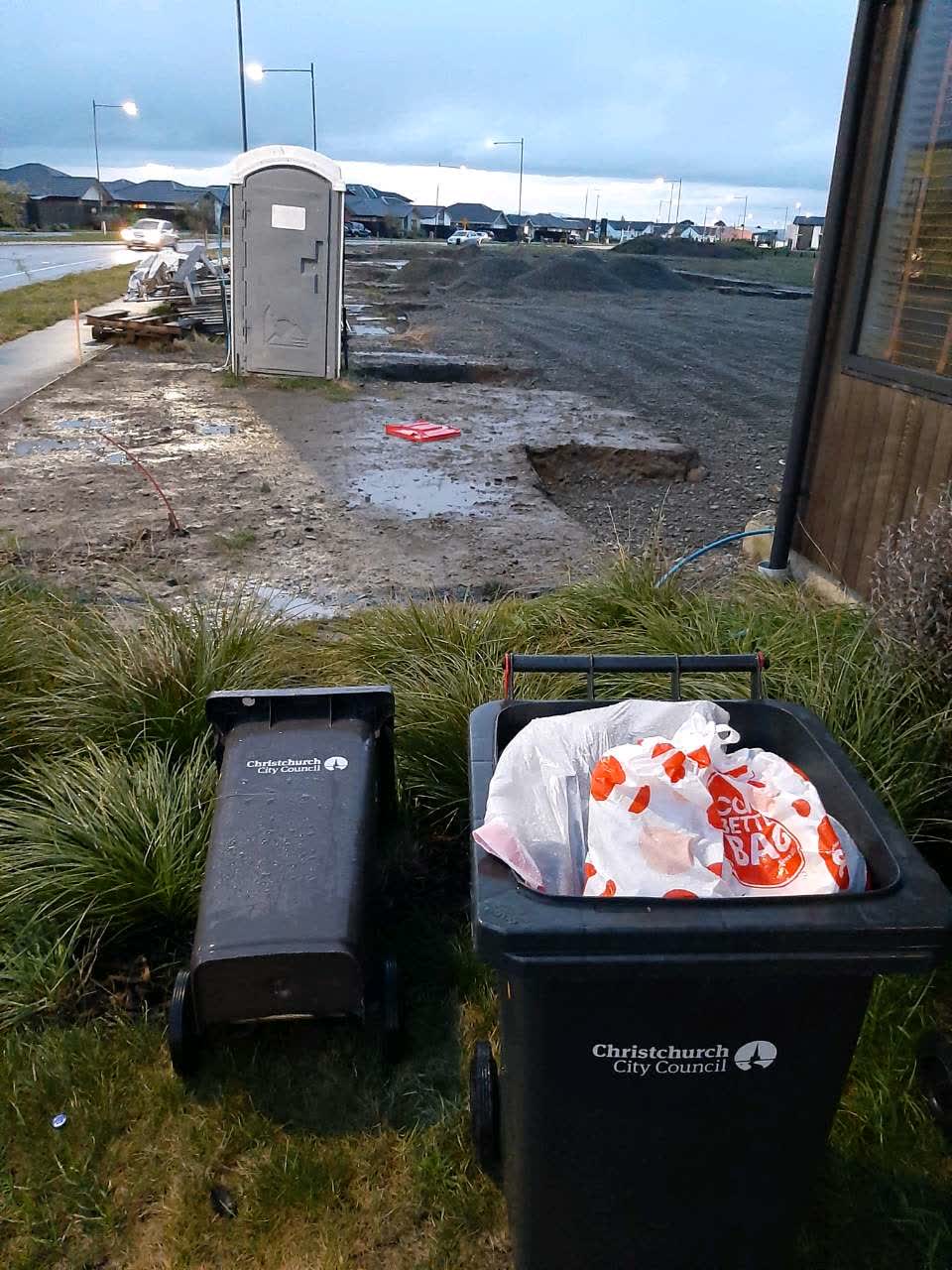 The photograph attached to this rubbish/recycling report