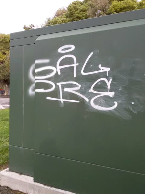 Graffiti, a report photo