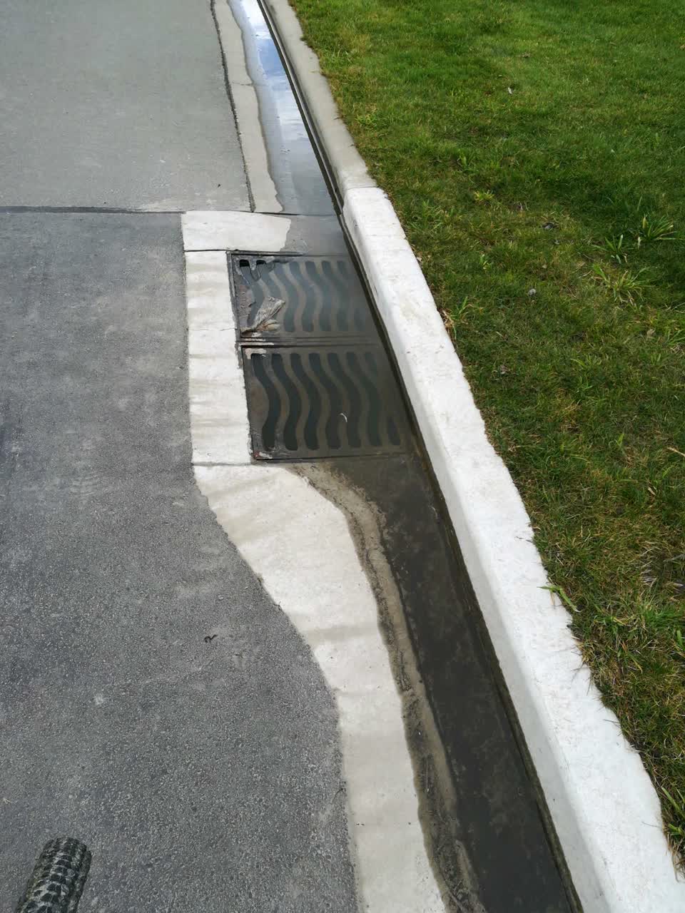 The photograph attached to this wastewater/stormwater report