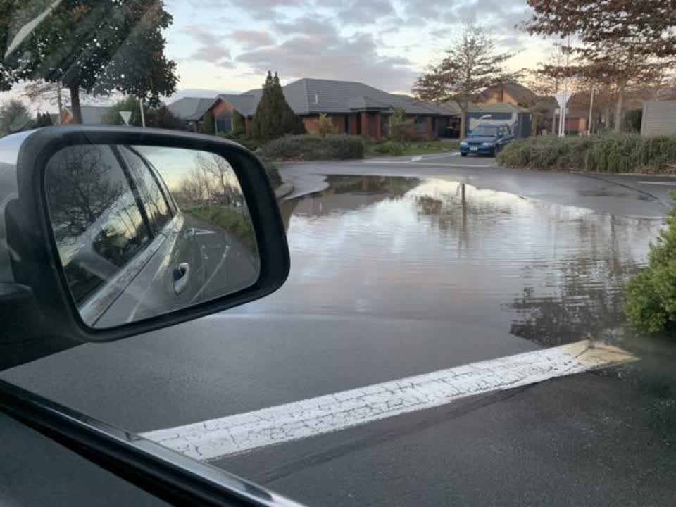 The photograph attached to this flooding report