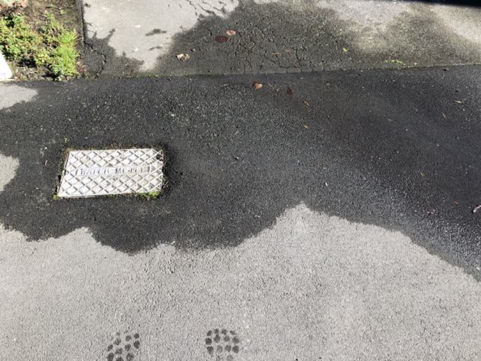 The photograph attached to this water supply report