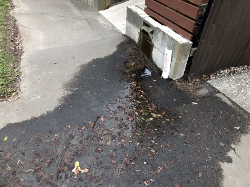 The photograph attached to this water supply report